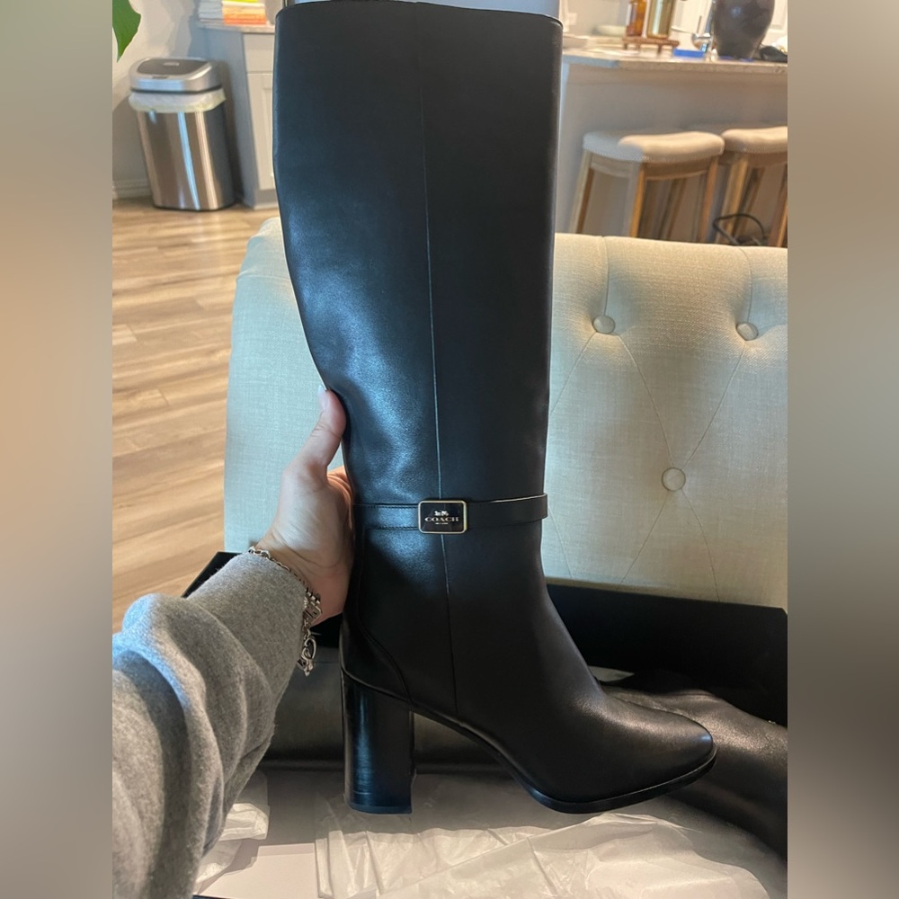 Coach knee high boots